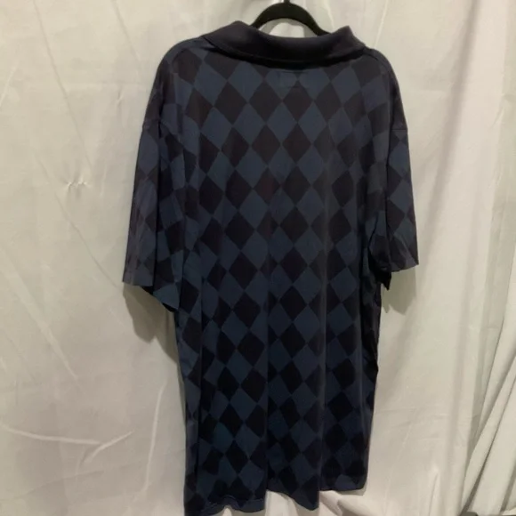 Foundry Supply Co Mens Big & Tall Quick Dry Polo Short Sleeve Size 2XL Navy - Picture 8 of 10